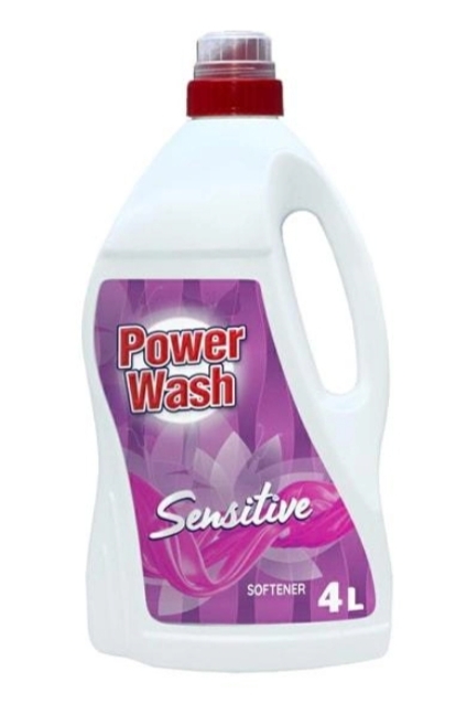 Кондиціонер-ополіскувач для тканин Power Wash 4л Sensitive